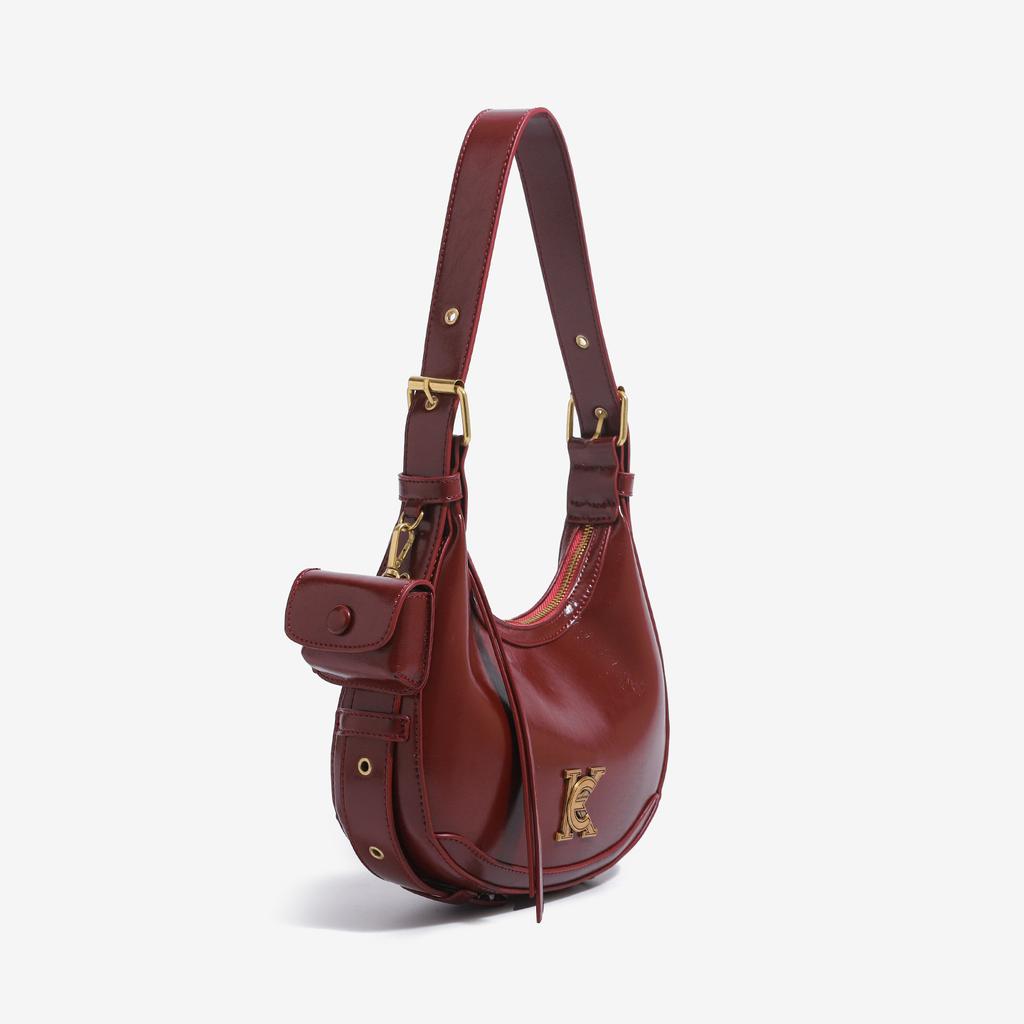High-Texture Leather Crescent Armpit Bag, Simple And Versatile Commuter Women'S Bag, Light Crossbody Shoulder Niche Bag