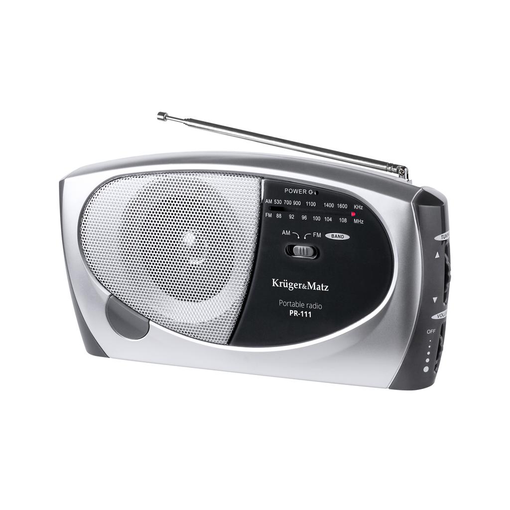 Portable Radio Fm Am Sw Network Batteries Krugermatz