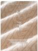 Women's Thickened Cashmere Sweater - Round Neck, Drop Shoulder, Loose Cable Knit Pullover