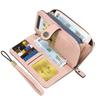 Women's Retro Oil Wax Leather Long Wallet - Hollowed-out Design, Multi-functional, Large Capacity Phone Bag