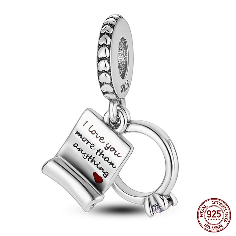 S925 Silver Fashion Camera Coffee Cup Flower Charms Beads Fit  S925 Original Bracelet DIY Birthday Jewelry Making For Women