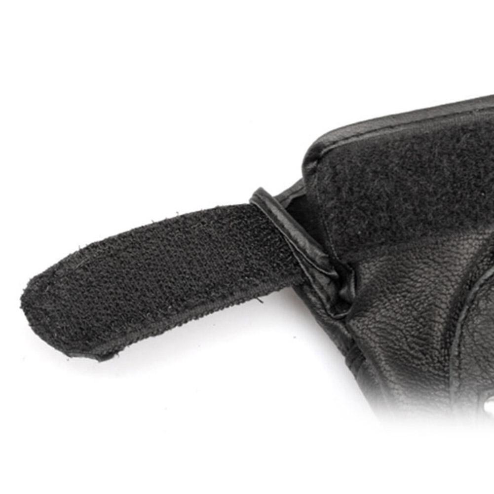 Motorcycle Fingerless Driving Gloves Leather Outdoor Sport Half Finger Glove for Men Women Cycling Hiking Fishing Moto Glove