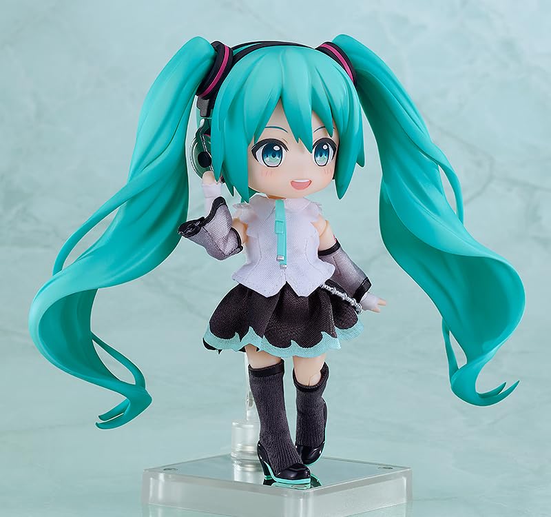 GOOD SMILE COMPANY Nendoroid Doll Piapro Characters Hatsune Miku NT and Plastic Painted Movable Figure Non-Scale Cloth, Magnet,