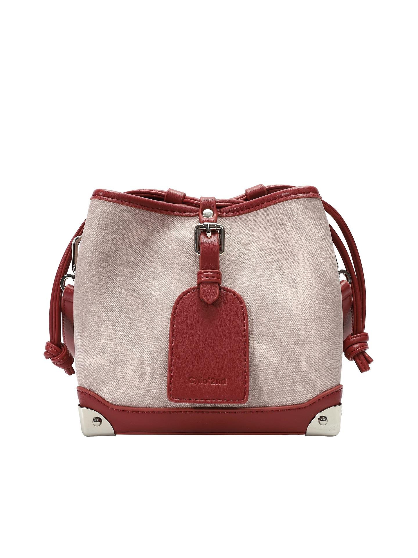 

Nanfeng Chiond Rouge Портативная сумка-ведро для женщин 2024 года, новая весенняя сумка через плечо Niche Unique