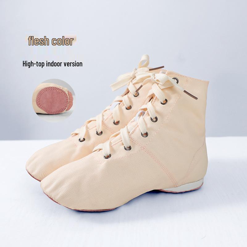 Canvas Jazz & Ballet Dance Shoes - Soft-Soled for Kids & Adults