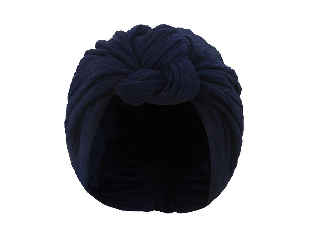 Women's Silver Thread Cross-Knot Beanie - Spring/Autumn Fashion, European & American Style, Adult Wrinkled Pullover Hat