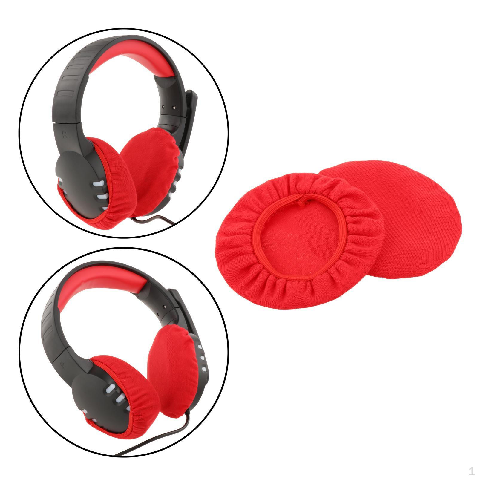 

Чехлы Мягкие универсальные ушные пыленепроницаемые насадки 8cm _red