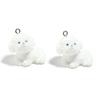 Cute Flocked Resin Puppy Pendant Resin Puppy Flock Charm for Creative Jewelry Projects and Personalized Accessories