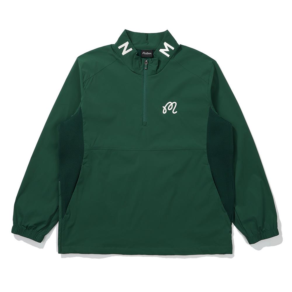 Malbon Golf Functional Hybrid Anorak Jacket Green (Man)