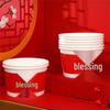Red Disposable Paper Bowls
