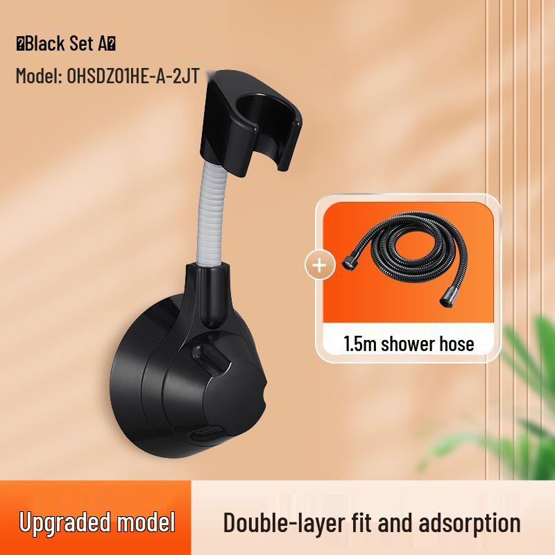 Adjustable No-Drill Shower Head Holder
