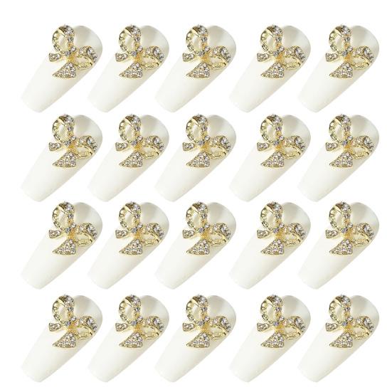 Mini Nail Art Charms Fashion Accessories Bow Nail Charms