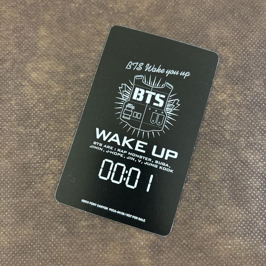 [USED] BTS WAKE UP Trading Cards All