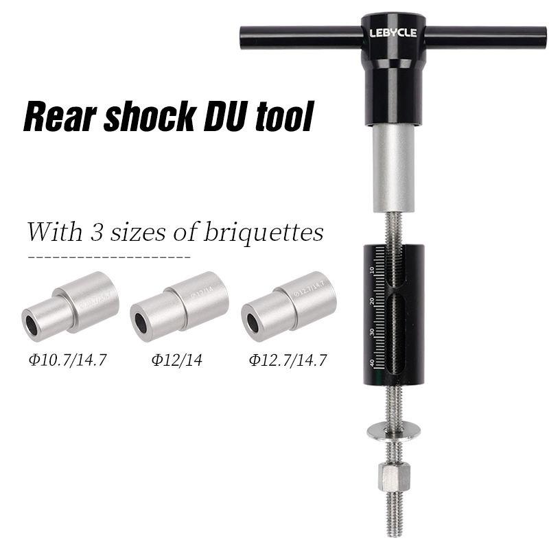 Bike Rear Shock Repair Tool Bike Needle DU Bushing Press-In Installation ABS Cyclist Shop Tool for Absorber Repair