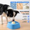 Slow Feeder Dog Bowls for Liquid Treat, Anti-Slip Entertained Ball-in Bone Broth Dog Lick Bowl Dog Lick Bowl with Roller Ball