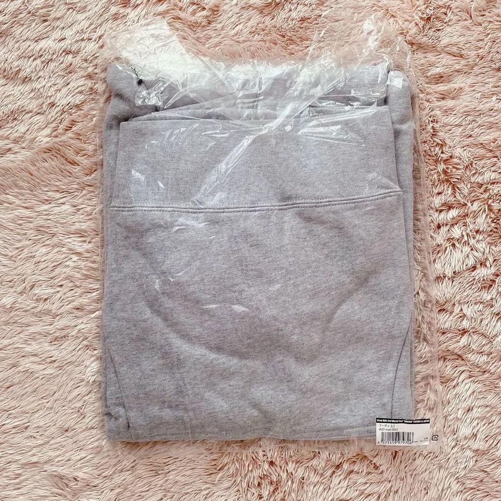 [USED] straykids MANIAC Unconstructed Logo Print Hoodie