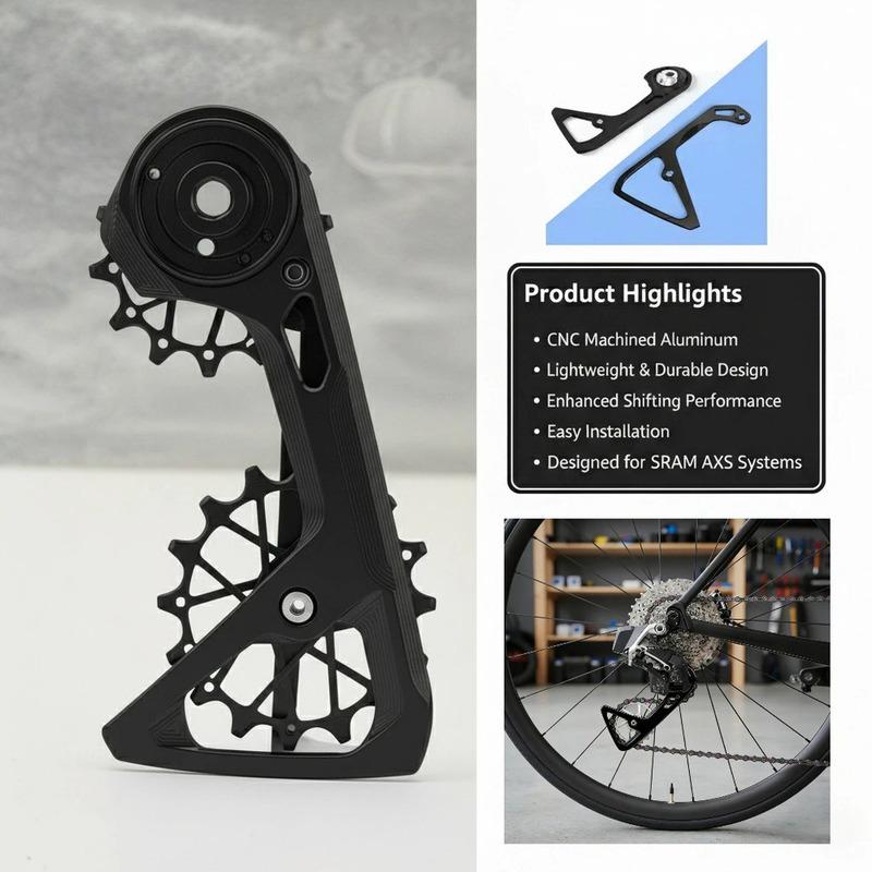 Bike Rear DerailleurGuide Plate For SRAM AXS Rival/Force/RED E1 Road Bicycle Rear Derailleur Cage Compatible With 36T Cassettes