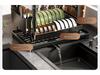 Double-Layer Multifunctional Metal Kitchen Dish and Cutlery Drain Rack