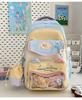 Schoolbag new high-value Japanese ins college style fresh and sweet small backpack girl candy contrasting splicing backpack