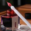 Pluma de Cristal Corta Portátil para Escribir, Bocetar, Diario, Pluma de Caligrafía Portátil para Artista Principiante