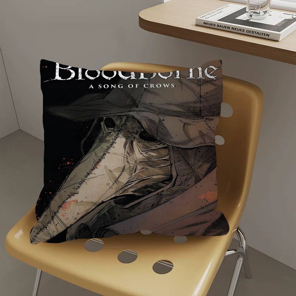 

Bloodborne Classic Game Cushion Cover Inches Farmhouse Decor Home Throw Pillow Covers for Couch Decorations 30cmx30cm