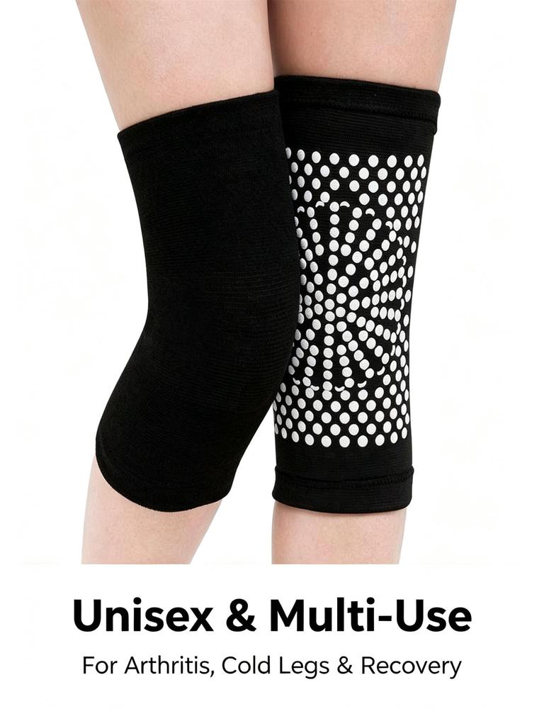 This warm, self-heating knee brace is suitable for arthritis sufferers, relieving joint pain and aiding in leg rehabilitation.