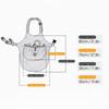 Hands Frees Cats Holder Hair Resistant Apron with Adjustable Strap Comfortable Breathable Carrying Bag for Pet