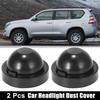 2pcs 95mm Inner Diameter 60mm Height Car Rubber Headlight Dust Cover Caps