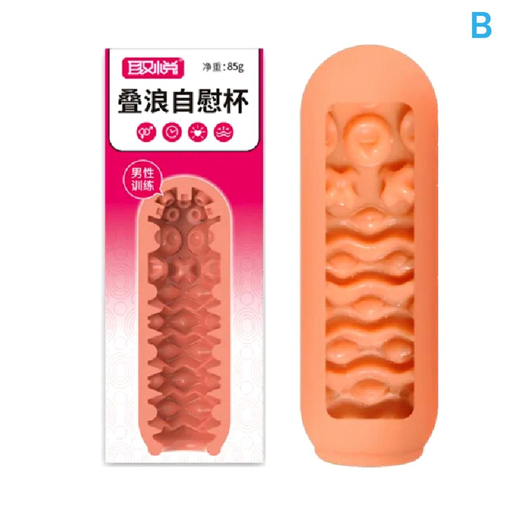 Masturbation Cup For Men Simulated Soft Vagina Transparent Adult Endurance Exercise Adult Vacuum Aircraft Cup Male Sex Toy