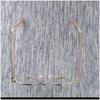 Used Wako Glasses Gold Frame Glasses