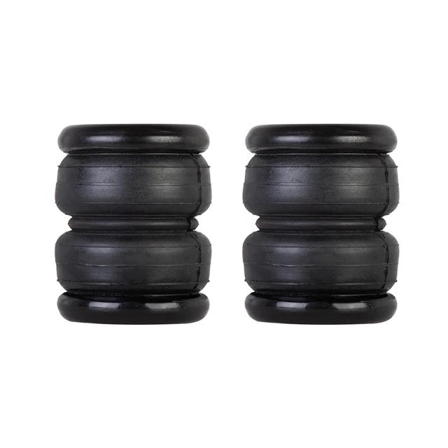 2Pcs Air Ride ride Springs suspension 2200Ib Air Single Port 1/4 npt Small Rubber shock absorption bag 2E2200
