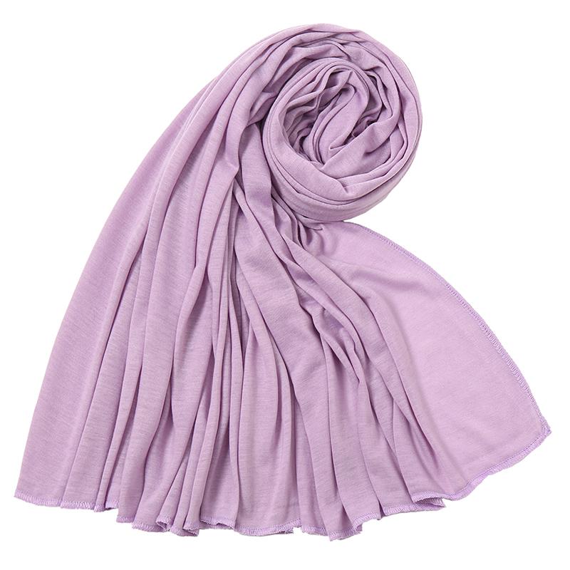 Big Size Polyester Jersey Hijab Scarf Long Muslim Shawl Plain Soft Turban Tie Head Wraps For Women Africa Headband Headscarf