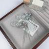 Pearls Butterfly Bang Clip Head Wear Rhinestone Side Clip Creative Tassel Hair Clip  Headwear