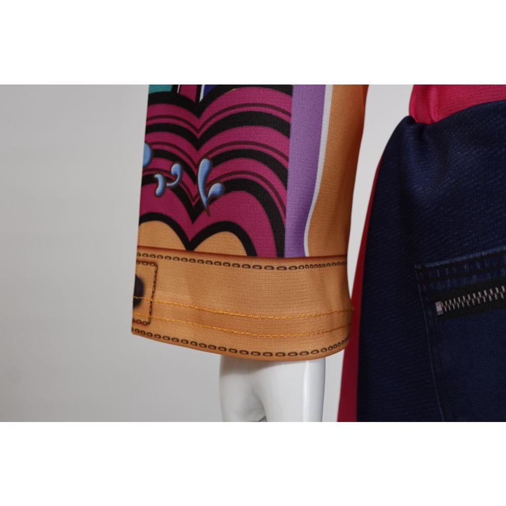 Kids Girls Halloween Christmas Party Rumi Cosplay Costume Children Singer POP Star School Stage Dress Up Outfit