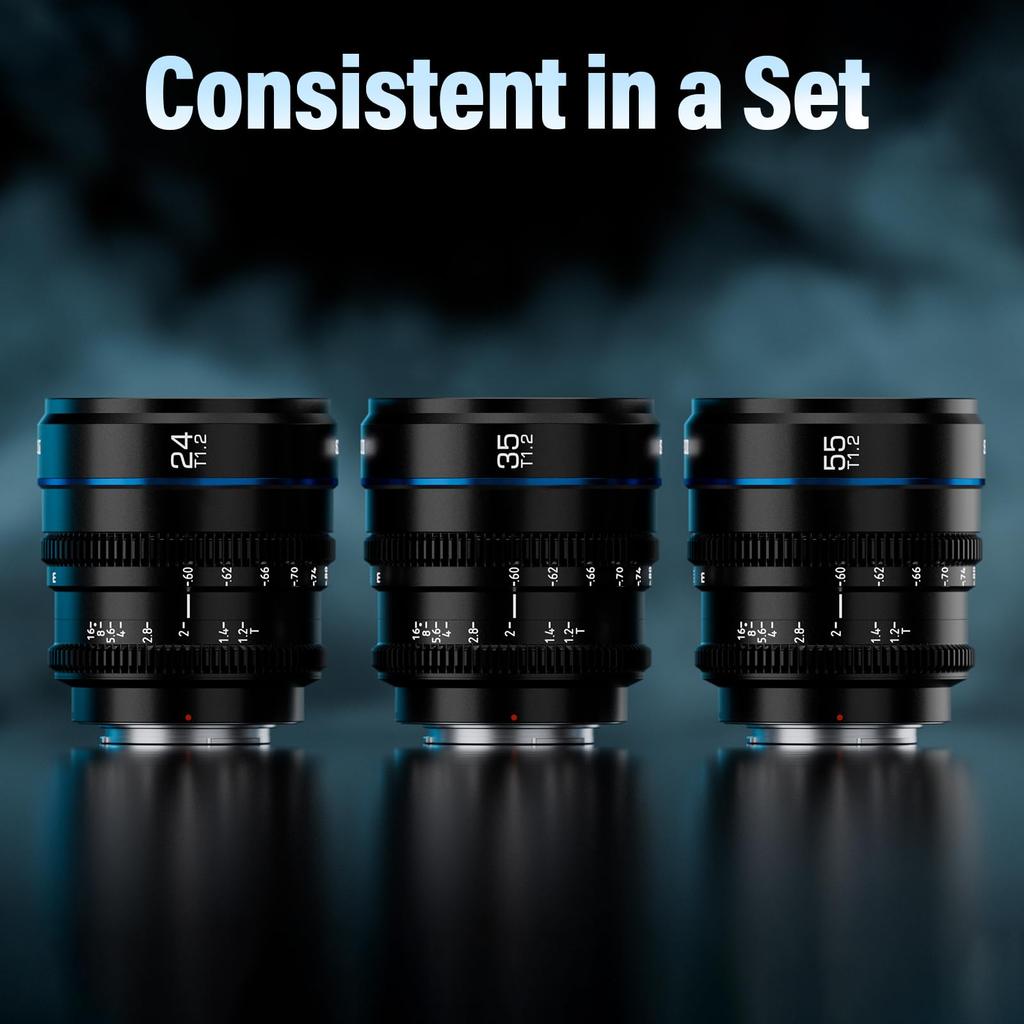 SIRUI Night Walker 35mm camera manual focus cine lens lens, (L mount, black)