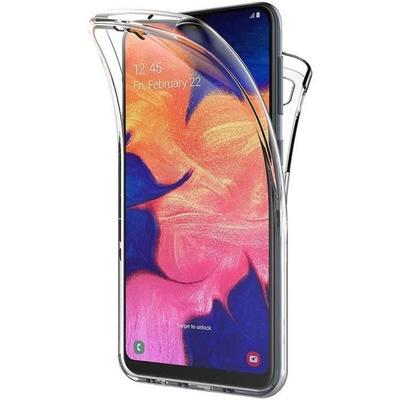 360° Silicone Case - VCOMP - Samsung Galaxy A10 6.2" SM-A105F - Transparent - Full Protection - Flexible