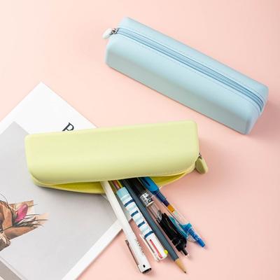 With Zipper Pencil Case Large Capacity Cosmetics Storage Bag Durable Pen Bag  Travel