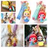 Cute Cartoon Castle Princess Keychain Pvc Action Figure Car Bag Pendant Wholesale Jg-y053
