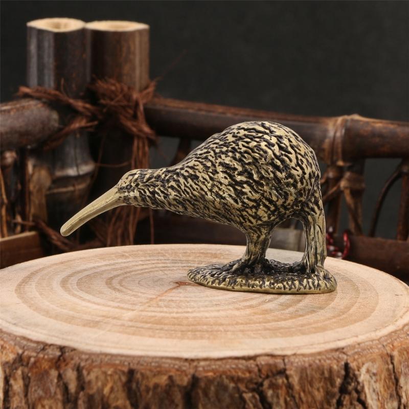 Metal Bird Sculpture With Weathered Appearance Sculpture Home Decoration For Conventional Work Area Enhancement