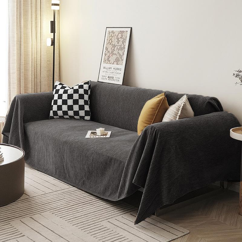 Chenille Sofa Towel Cover Cloth Simple Anti-Scratching Sofa Cushion Cover Towel Four Seasons Universal All-Inclusive Sofa Cover