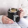 Stainless Steel Insulated Coffee Mug with Sliding Lid Vacuum Travel Mug with Handle Camping Tea Flask for Hot Cold Drinks