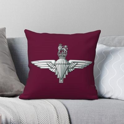 Fallschirmjäger Regiment Abzeichen Quadratischer Kissenbezug Polyester Leinen Samt Muster Reißverschluss Deko Kissenbezug Heim Kissenbezug