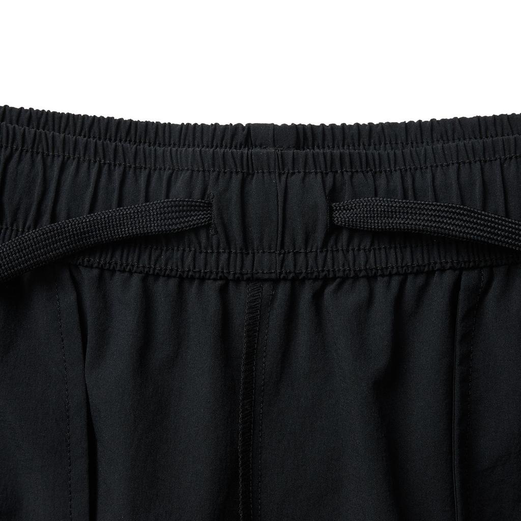 Li Ning Sports Trend Serie Lässig Vielseitig Bequem Einfarbig Colorblock Elastische Bündchen Gestrickte Sporthose Herrenhose Schwarz AYKV161-3