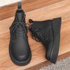England Style Men Casual Business Office Platform Boots Autumn Winter Shoes Cowboy Original Leather Boot Trendy Ankle Botas Male