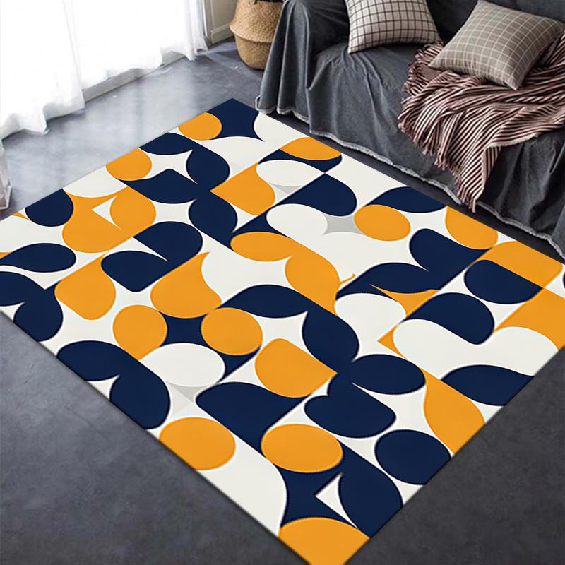 2025 New Simple Geometry Carpet Rug for Living Room Bedroom Home Sofa Decoration,Kids play Non-slip Floor Mat23