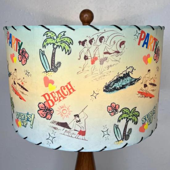 Yousheng Drum Lamp Shade Vintage Style Lamp Shade Lamp Cover Replacement Western Lampshade for Floor Lamps Table Lamps