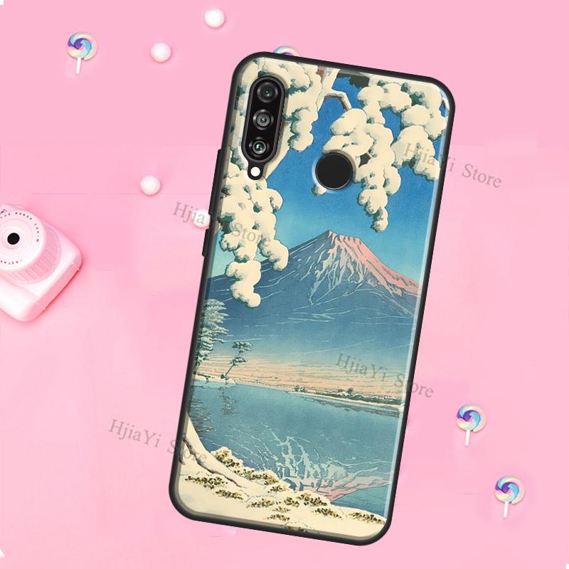 Japanese Style Ukiyo-e Art For Huawei Honor Magic 5 Lite X8 X9 X8a X9a 50 70 P20 P30 P40 P50 P60 Pro P Smart 2019 Case