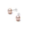 Japanese Pearl Grand Choose from 4 Platinum Pink X K10 [VOTRE COUTURE] High-quality Earrings, Premium, Colors, Pearl, 6mm, 8mm, 10mm, Titanium,