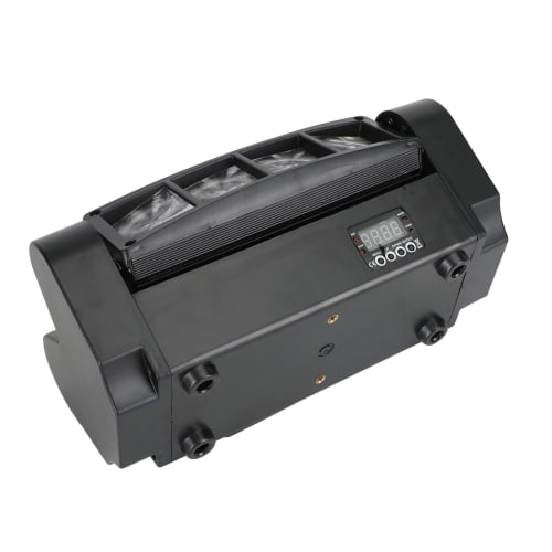 Bruce & Shark Rotating 8x10W RGBW LED Spider Moving Head Light with Sound Activation and DMX 7/15CH Controls, Perfect for DJ, Party, and Disco Lightin