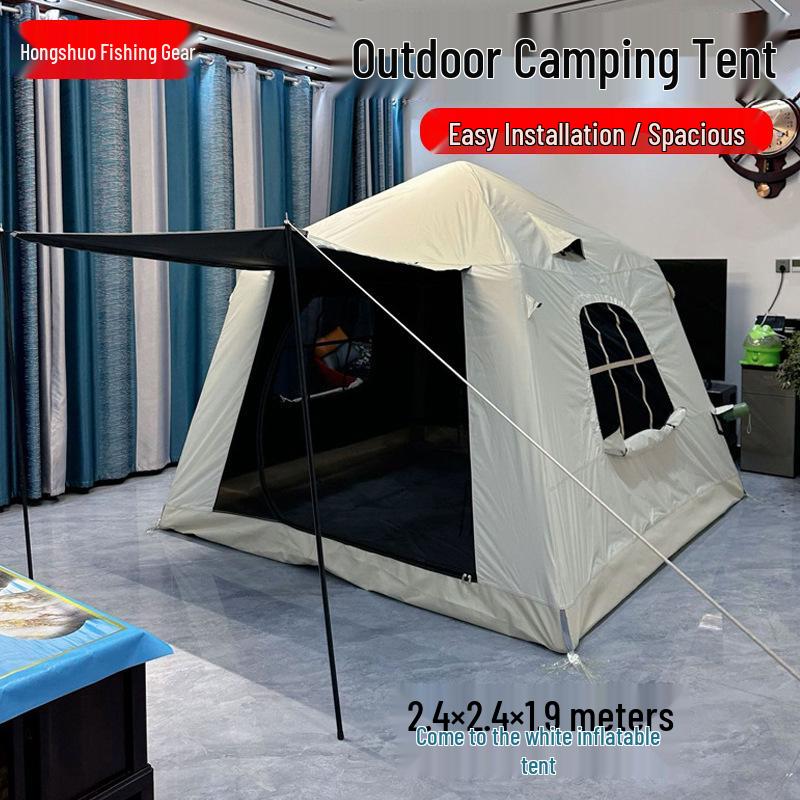 Tragbares aufblasbares Campingzelt für 4-5 Personen für den Außenbereich